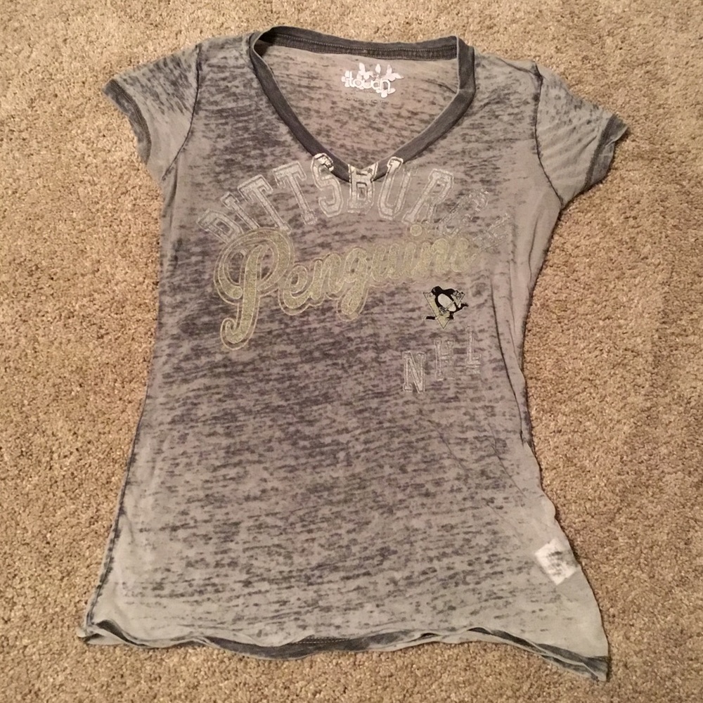 Pittsburgh Penguins Gray Shirt